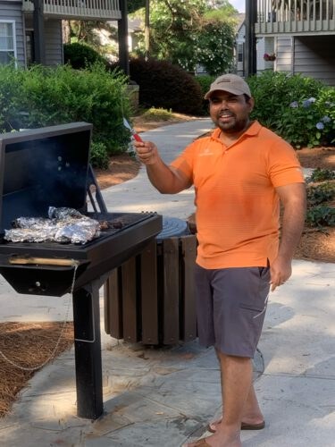 Before grill casual